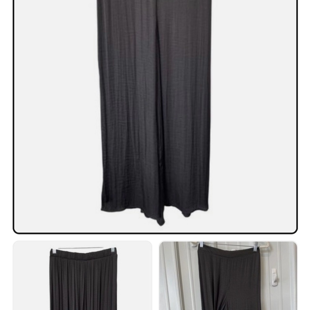 BB Dakota Black Wide Leg Palazzo Pants